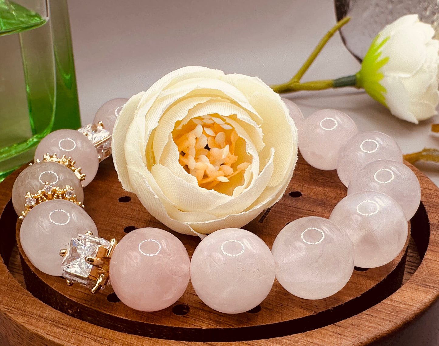 Love Yourself First (Rose Quartz+ Rutilated Quartz)