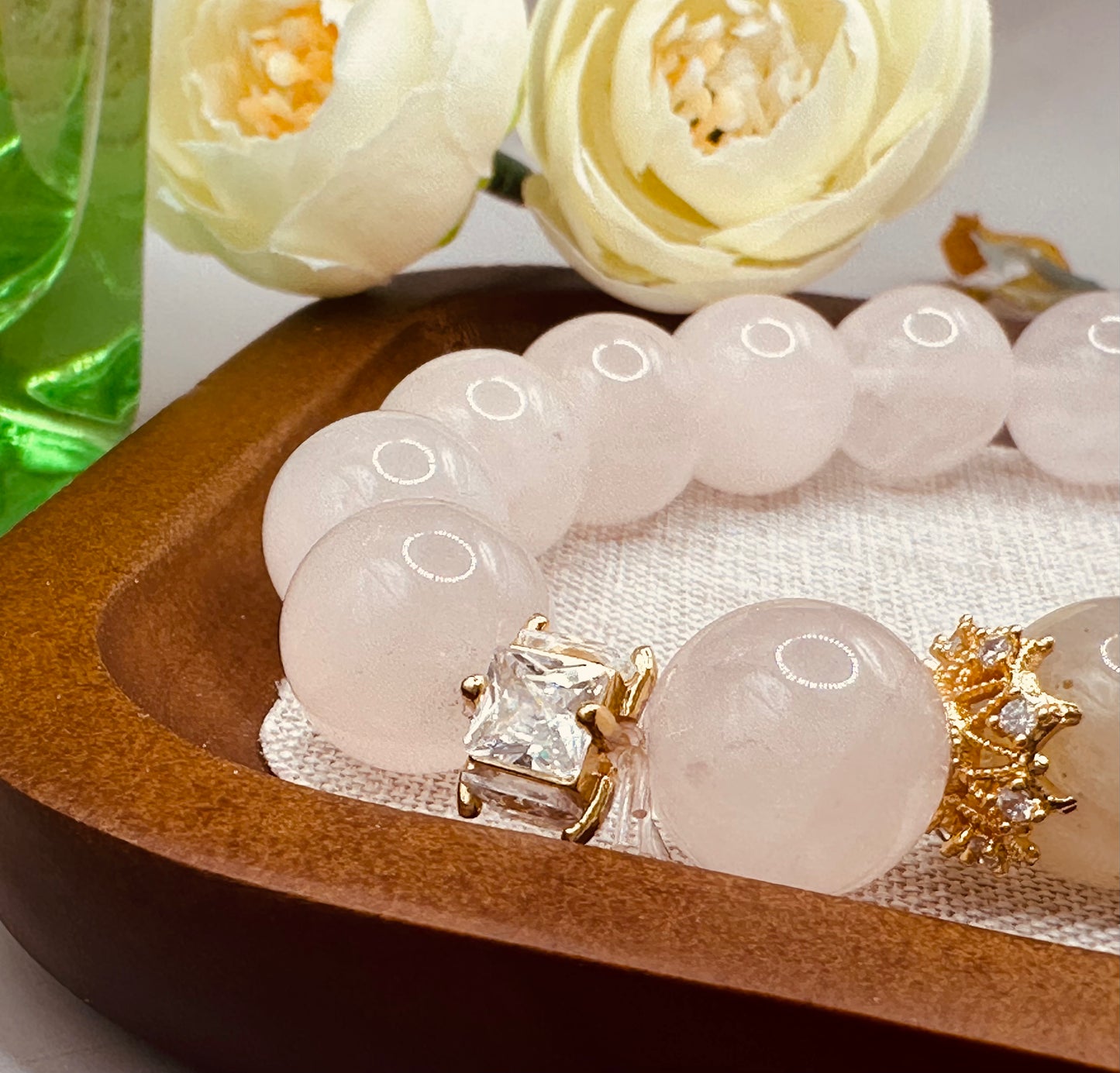 Love Yourself First （Rose Quartz+ Rutilated Quartz）