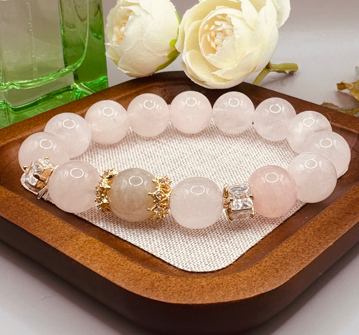 Love Yourself First （Rose Quartz+ Rutilated Quartz）