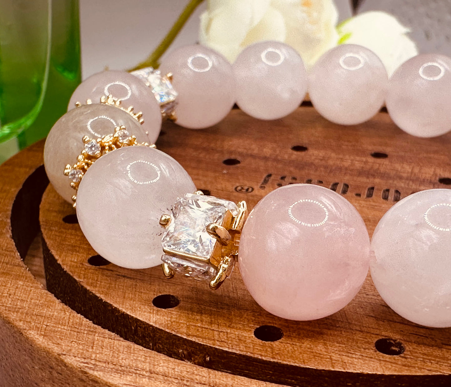 Love Yourself First （Rose Quartz+ Rutilated Quartz）