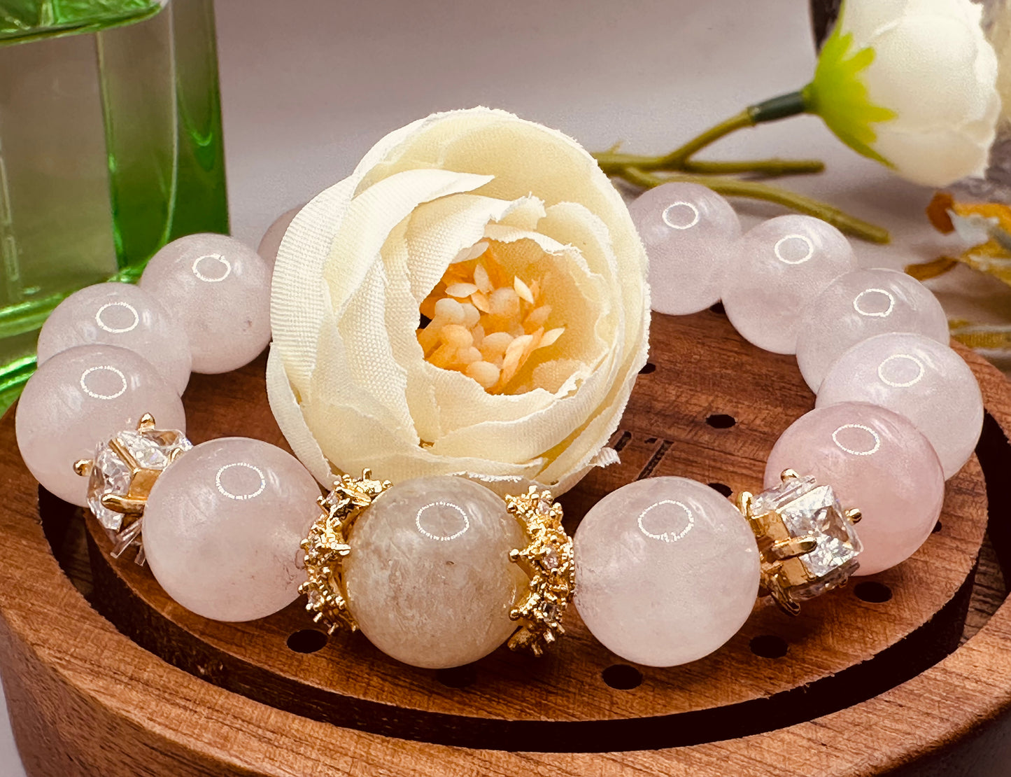Love Yourself First （Rose Quartz+ Rutilated Quartz）